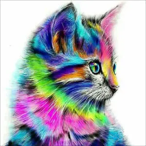 DIY 5D Dimanta Krāsošana Pilnu Kvadrātveida Krāsu Dzīvnieku Lauva Kaķis Cross stitch Mozaīkas Attēlu Rhinestones Dimanta Izšuvumi Tiger Vilks