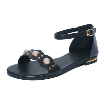 Smirnova 2018 karstā pārdošanas tīrtoņa krāsu sieviešu sandales modes potīti siksniņa, vāciņš papēža casaual kurpes melna balta kodolīgi vasaras sandales