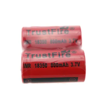 8pcs/daudz TrustFire IMR 18350 800mAh 3,7 V Uzlādējams Litija Akumulators Li-ion Baterijas E-cigaretes Kabatas Lodlampa