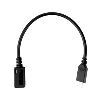 Plug & Play 480Mbps 15cm USB B Vīriešu, Sieviešu, M/F Pagarinājums Uzlādes Kabelis Vadu Stieples Pārveidotāja Adapteris