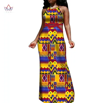 Dashiki Āfrikas Sieviešu Apģērbu 4xl Āfrikas Drukāt Apģērbi Sievietēm Kokvilnas Garā Kleita Plus Size Drēbes Bazin Africain Kleita WY7380