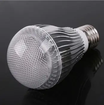 [ E27 RGB LED Lampa ] 9W AC100-240V led Spuldzes Lampas ar Tālvadības pulti, vairāku krāsu led apgaismojums bezmaksas piegāde