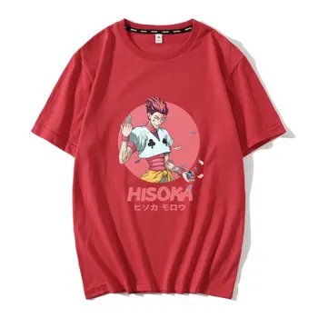 Hunter X Hunter T-krekls Sieviešu Fun Karikatūra Izdrukāt Gadījuma Top Tee Japāņu Anime Hisoka Morow Īsām Piedurknēm T-krekls Harajuku Tee