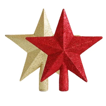 Ekonomiski Ziemassvētku Eglītes Top Zvaigznēm, Pentagramma Apdare, Piederumi, Ornaments, Cilindrs Mājas ds99