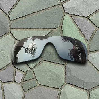 Chrome&Violet Blue Polarizētās Saulesbrilles Nomaiņa Lēcas Oakley Batwolf