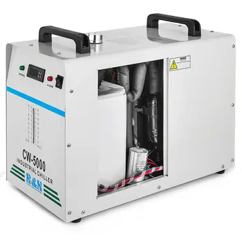 Rūpniecības Dzesētājs CW5000DG 6L Ietilpības Ūdens Dzesētājs Mašīna 80-100W CO2 lāzera