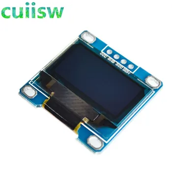 Bezmaksas piegāde 1gb 128X64 OLED LCD Display LED Modulis, white Par Arduino 0.96