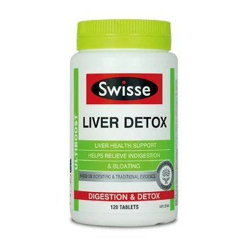 Austrālija Swisse Aknu Detox Kvalitātes formula Atbalstu Aknu Funkciju Gremošanas traucējumi, vēdera Uzpūšanās Krampjveida Palīdzības Antioksidants