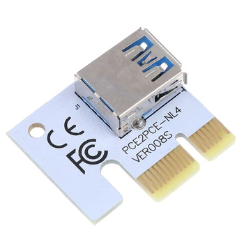 Mini PCI-E Pagarināt Līniju Kartes Adapteris USB 3.0 PCI-E 1X, lai 16X Grafikas Paplašinājuma Kabeli PC Datora Paplašinājumu Kabeļu Piederumi