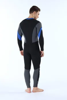 3MM Vīriešu Niršanas Tērps, Vīriešu Siltā Āra viengabala Ūdenslīdēju Kostīms Sērfošanu Uzvalks Jaunas Ielidošanas Izmērs S-XXL